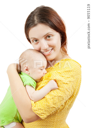Happy mother with her newborn baby Happy mother with her newborn baby 9055119