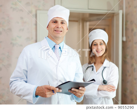 doctor and nurse in clinic doctor and nurse in clinic 9055290