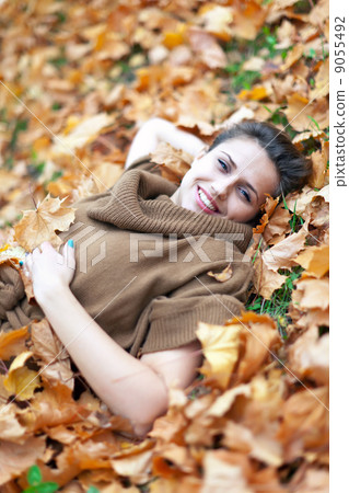 woman in september park woman in september park 9055492