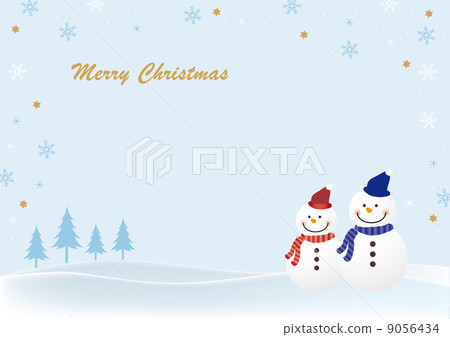 Christmas card sideways light blue Christmas card sideways light blue 9056434