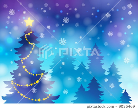 Christmas tree silhouette topic 4 Christmas tree silhouette topic 4 9056469