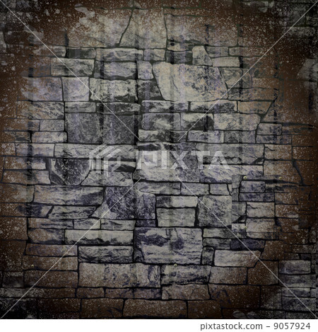 Grim vintage background texture of stone wall 9057924