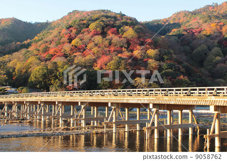 Kohto Arashiyama秋天渡月橋 9058762