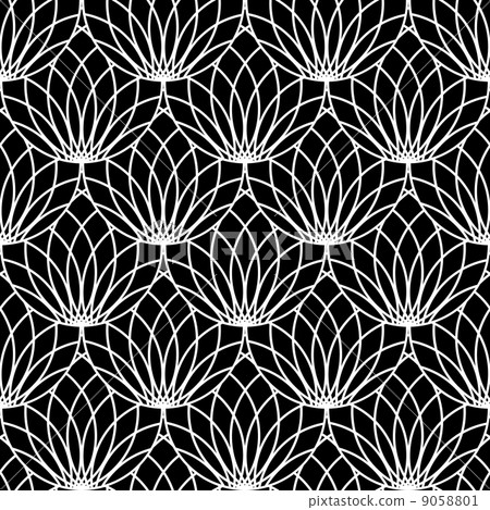 Seamless lacy pattern. Seamless lacy pattern. 9058801