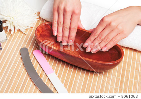 Hands Spa. Manicure concept 9061068