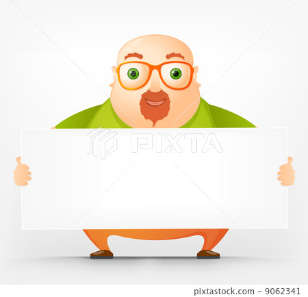 Cheerful Chubby Man Cheerful Chubby Man 9062341