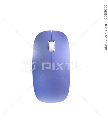 Computer mouse isolated on white background with reflection Computer mouse isolated on white background with reflection 9063095