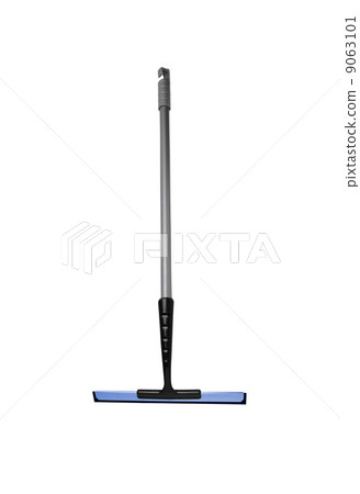 Blue-yellow mop with wringer isolated Blue-yellow mop with wringer isolated 9063101