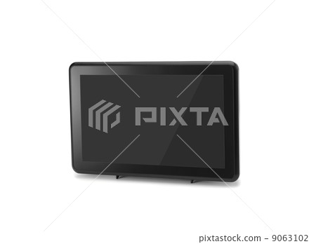 Modern widescreen lcd tv monitor 9063102