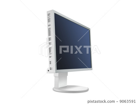 Wide Screen LCD isolated Wide Screen LCD isolated 9063591
