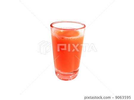 Carrot juice on a white background. Carrot juice on a white background. 9063595