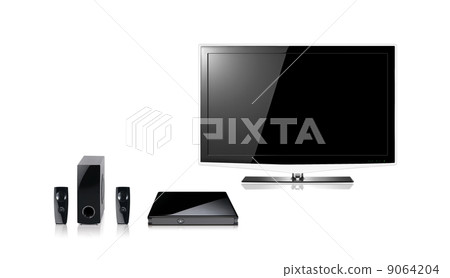 Modern acoustic systems with lcd panel 9064204