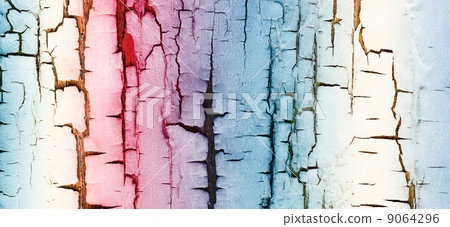 The walls are painted in colorful stripes The walls are painted in colorful stripes 9064296
