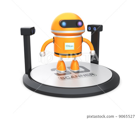 機器人和3D掃描儀 9065527