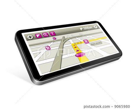 GPS navigator isolated on white GPS navigator isolated on white 9065980