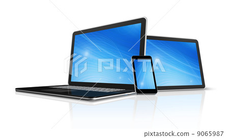 laptop, mobile phone and digital tablet pc computer laptop, mobile phone and digital tablet pc computer 9065987