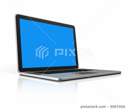 Laptop computer isolated on white Laptop computer isolated on white 9065988
