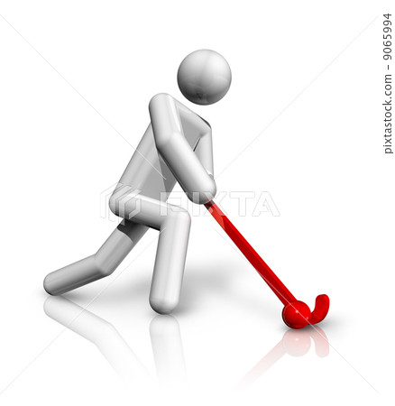 Hockey 3D symbol Hockey 3D symbol 9065994