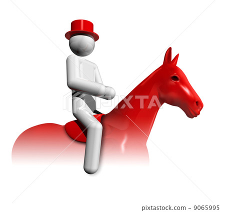 Equestrian Dressage 3D symbol Equestrian Dressage 3D symbol 9065995