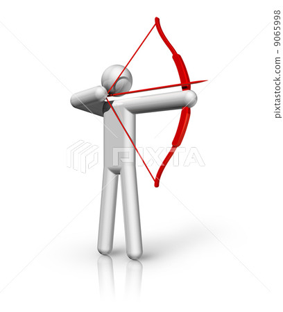 Archery 3D symbol 9065998