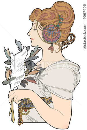 Mucha - Flower 9067406