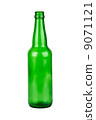 Empty green beer bottle 9071121