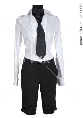 Female suit with a necktie 9073512