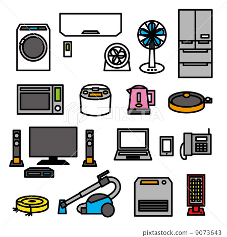 Household appliance material set 01 9073643