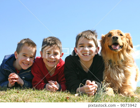 Boys With Dog Boys With Dog 9073942