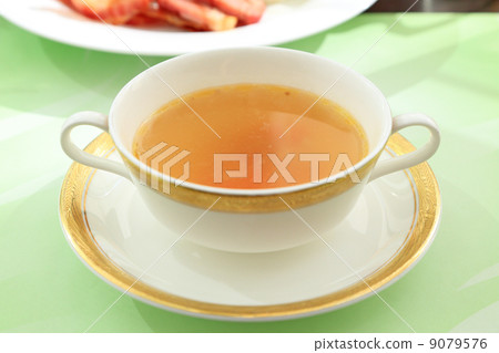 Delicious hot tropical soup 9079576