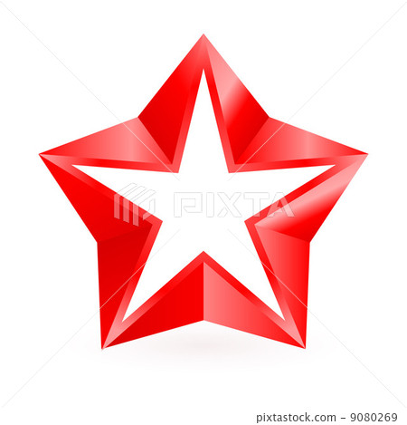 Red star. - Stock Illustration [9080269] - PIXTA