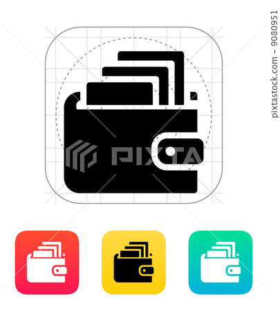 Cash in wallet icon Cash in wallet icon 9080951