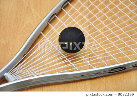 squash racket and ball squash racket and ball 9082399