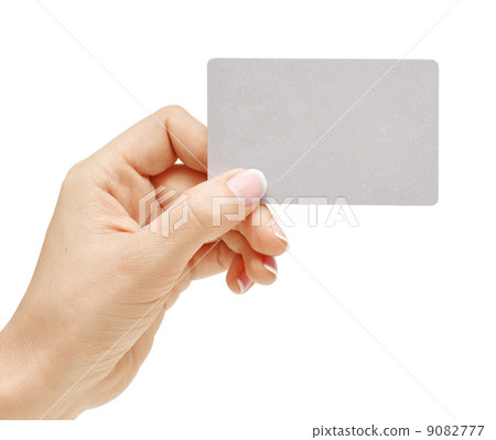 business card in hand 9082777