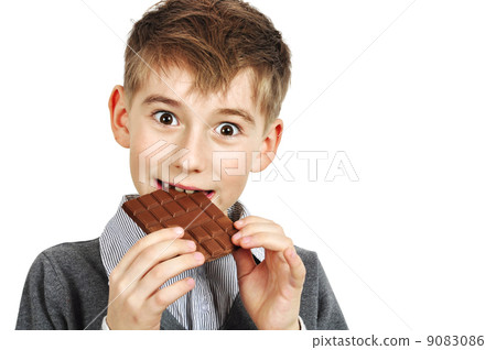 Boy Eating A chocolate 9083086