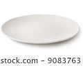 Empty plate on a white background 9083763