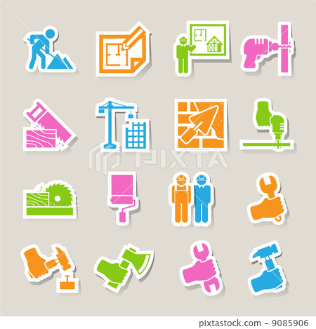 Construction Icons set 9085906