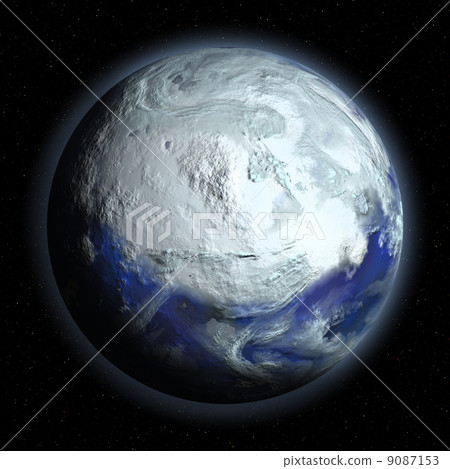 Planet Earth in Glacial Period Planet Earth in Glacial Period 9087153