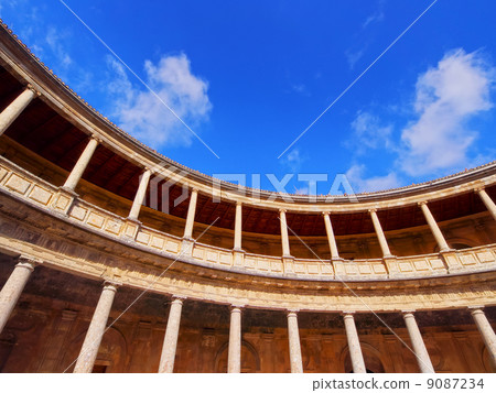 The Palace of Charles V in Granada 9087234