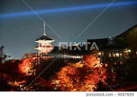 Kyoto Kiyomizu Temple Light Up 9087609