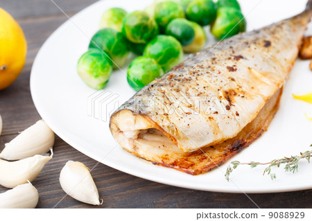 Baked mackerel Baked mackerel 9088929