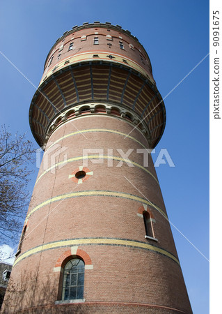 Old Dutch water tower (Utrecht, the Netherlands) 9091675