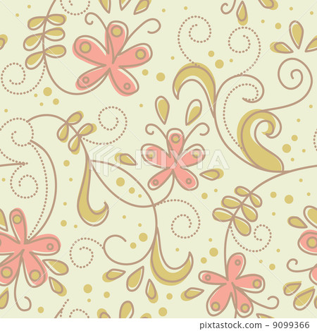 Floral seamless pattern 9099366