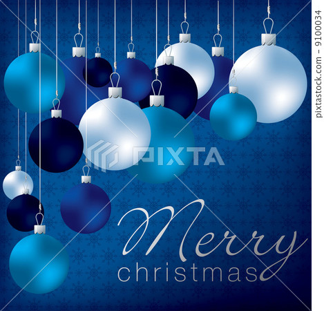 Bright group of baubles card in vector format. Bright group of baubles card in vector format. 9100034