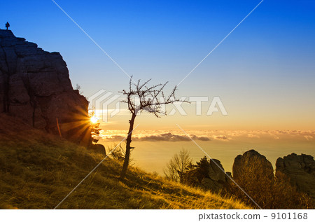 Mountain autumn sunrise 9101168