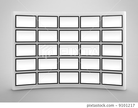 Presentation screen wall - Stock Illustration [9101217] - PIXTA