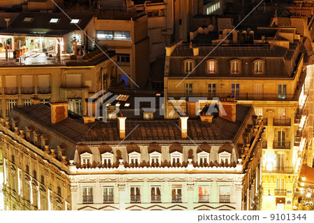 View of Paris from the Arc de Triomphe. Paris. France. View of Paris from the Arc de Triomphe. Paris. France. 9101344