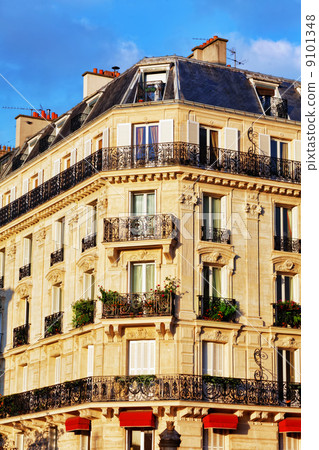 City, urban view on building in Paris.France. City, urban view on building in Paris.France. 9101348