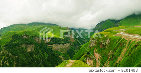 Green mountains panorama 9101498