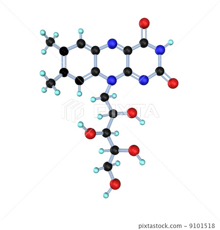 Molecule Vitamin B2 9101518